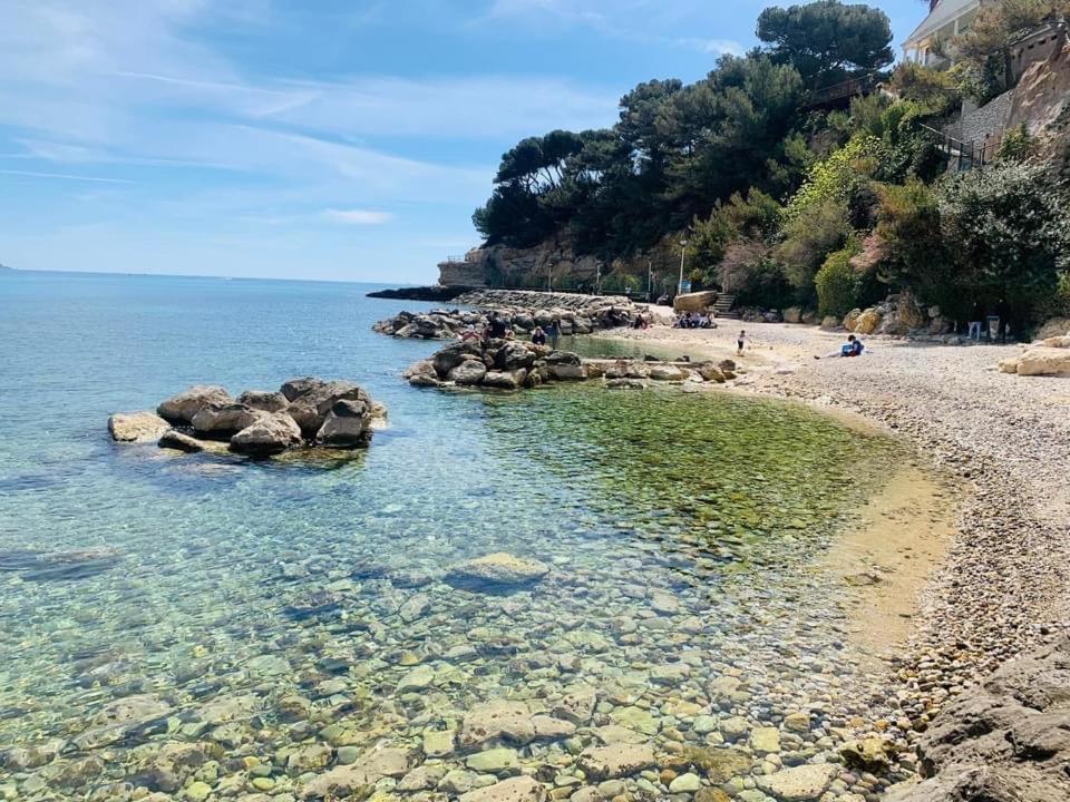 200M De La Plage ,3Mn Du Port A 50M Du Centre Ville 卡里勒鲁埃 外观 照片